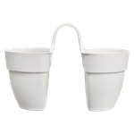 vibia campana flower twin 21cm silky white